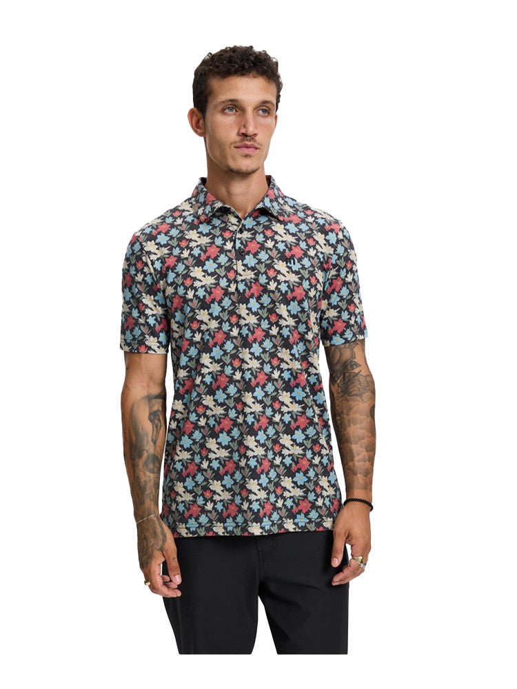 TravisMathew Featherweight Fairway Fit Polo - Black