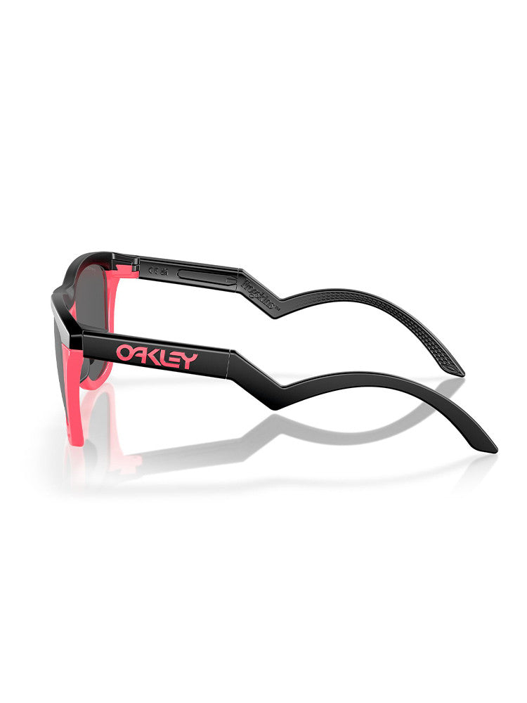 Oakley Frogskins Hybrid Sunglasses - Matte Black w/ Neon Pink