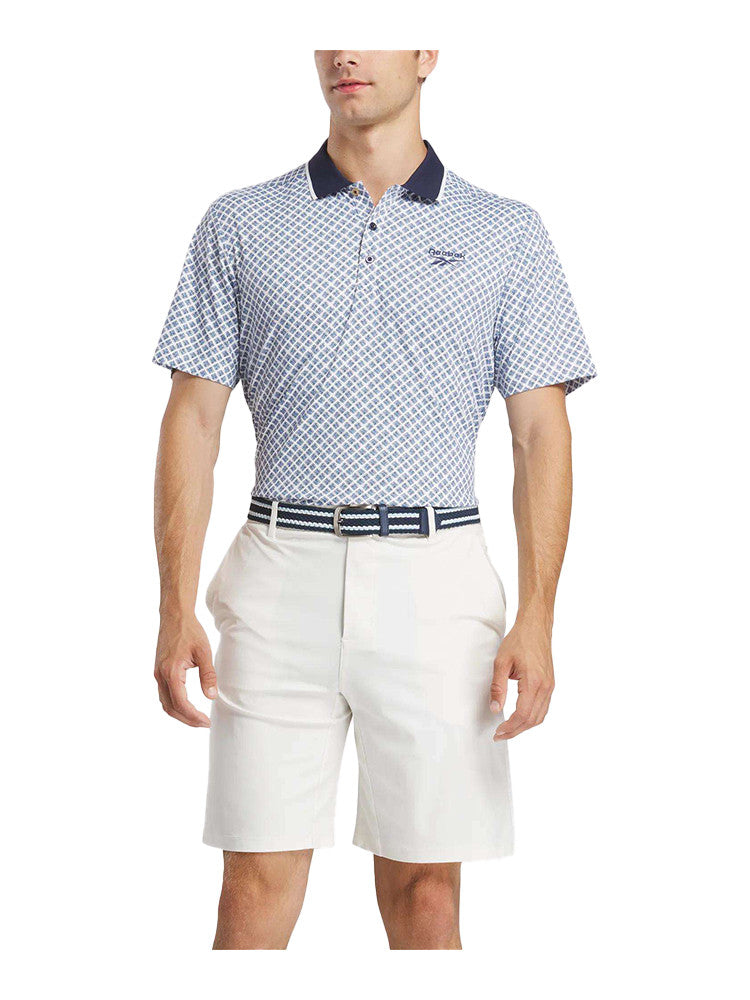 Reebok Foulard Print Polo Shirt - Vector Navy