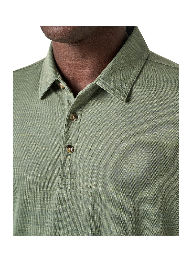 TravisMathew Clubhouse Classic Polo - Sea Spray