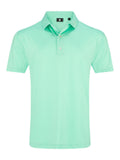 FootJoy Abascus Print Lisle Polo Shirt (Athletic Fit) - Seafoam