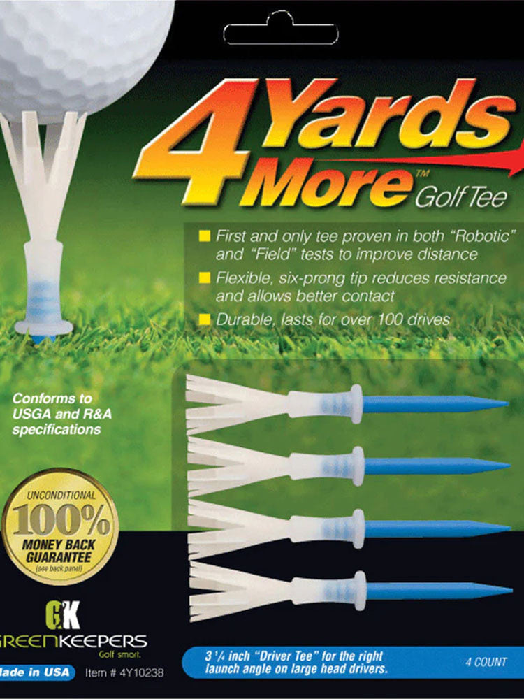 4YARDSMORE Golf Tees 4 Pack - 3.25 Inch