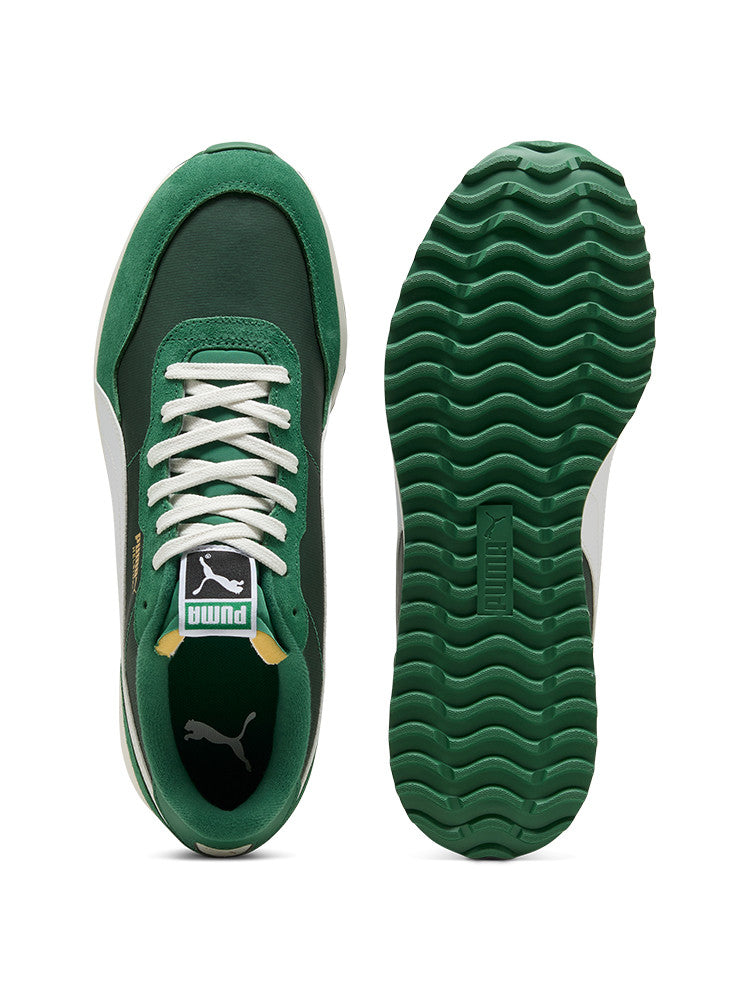 Puma Helsinki G Spikeless Golf Shoes - Vine/Puma White
