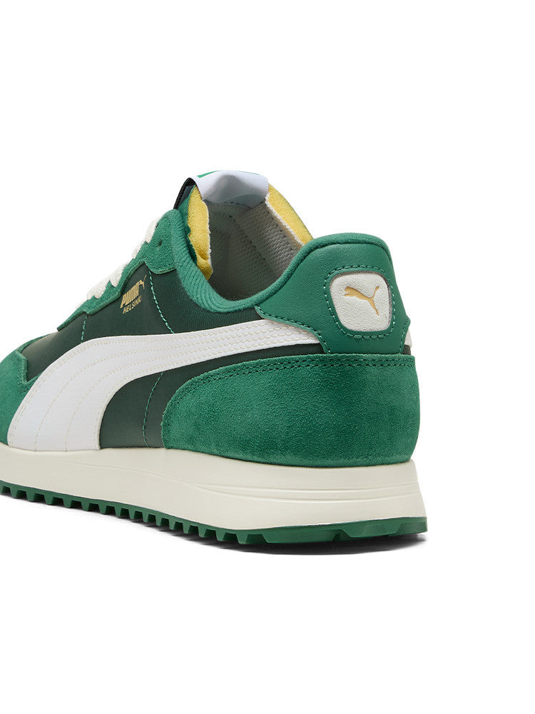 Puma Helsinki G Spikeless Golf Shoes - Vine/Puma White