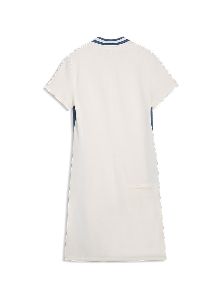 Puma Womens Pique Golf - Warm White/Dark Indigo