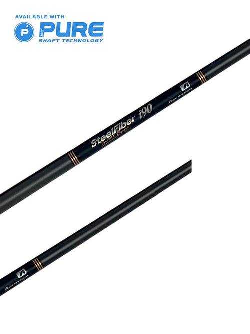 Aerotech Steelfiber Black Label Private Reserve Spinner Wedge Shaft- Taper Tip-GolfMaker