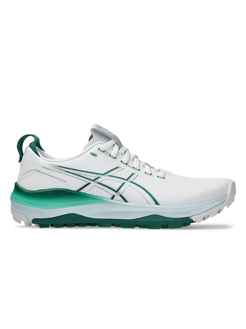 Asics Gel Kayano Ace 3 Golf Shoes - White/Jasper Green-GolfMaker