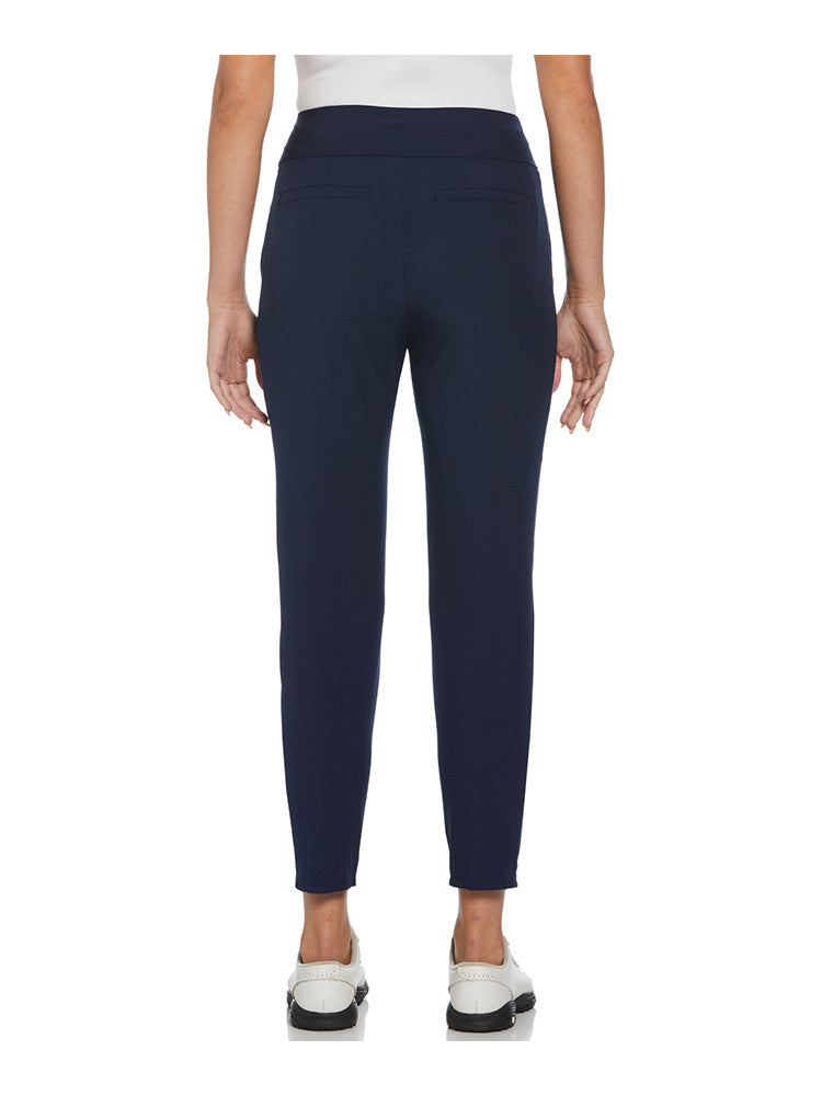 Ben Hogan Women's Lightweight Stretch Woven Ankle Pant - Peacoat