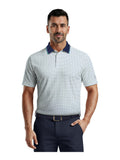 Ben Hogan Martini Conversational Print Polo - Bright White