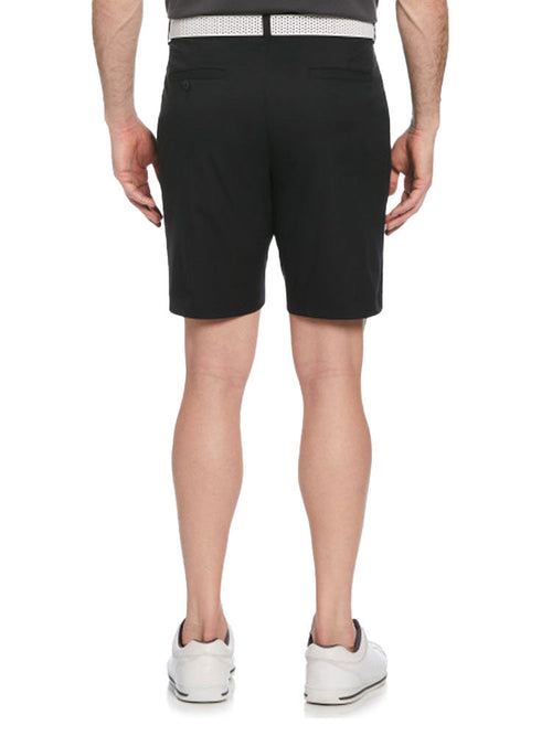 Ben Hogan Active Waistband Flat Front 9-Inch Golf Short - Caviar-GolfMaker