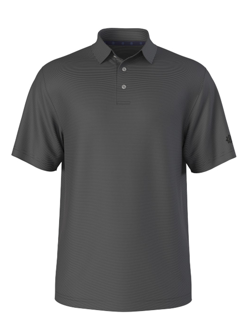 Ben Hogan Fine Line Stripe Polo Shirt - Caviar-GolfMaker