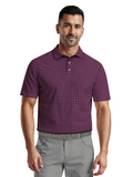 Ben Hogan Mini Geo Print Polo Shirt - Phlox
