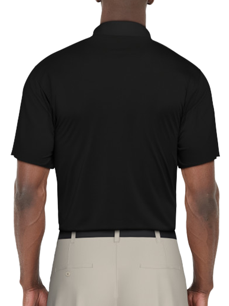 Ben Hogan Mini Ottoman Textured Polo Shirt - Caviar