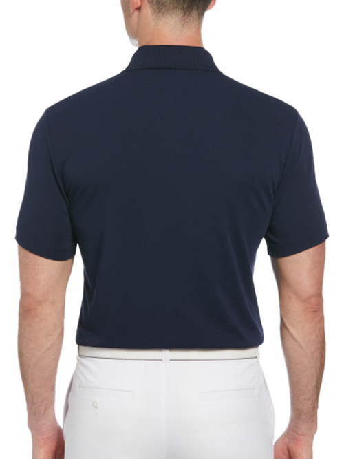 Ben Hogan Mini Ottoman Textured Polo Shirt - Peacoat-GolfMaker