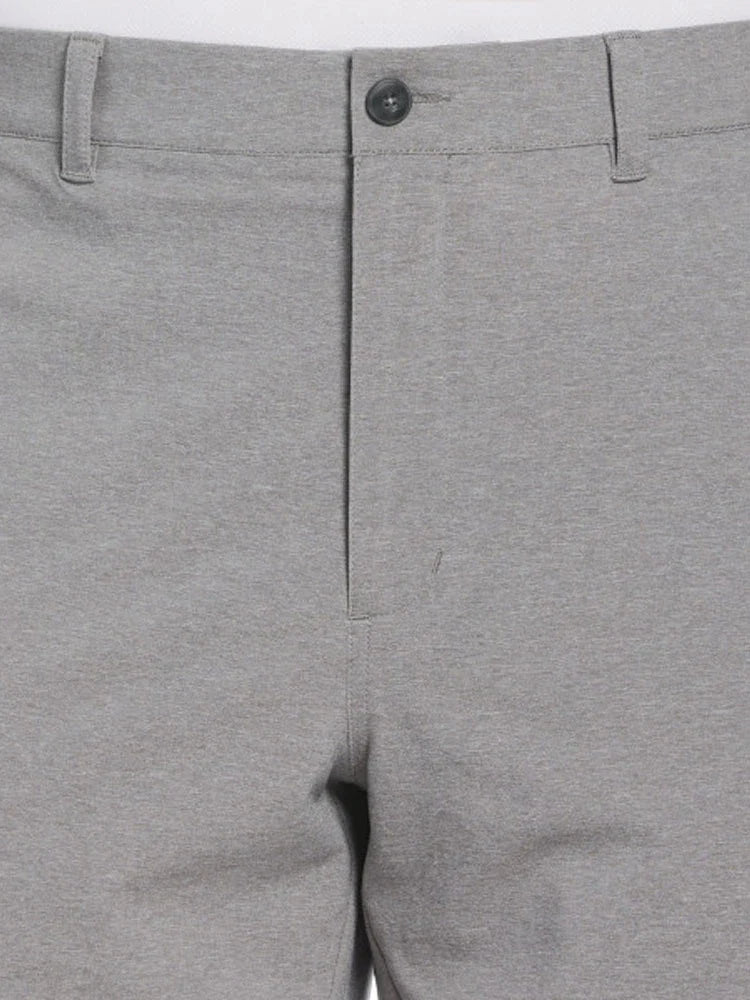 Ben Hogan Performance Flat Front 8-Inch Golf Short - Dark Heather Grey