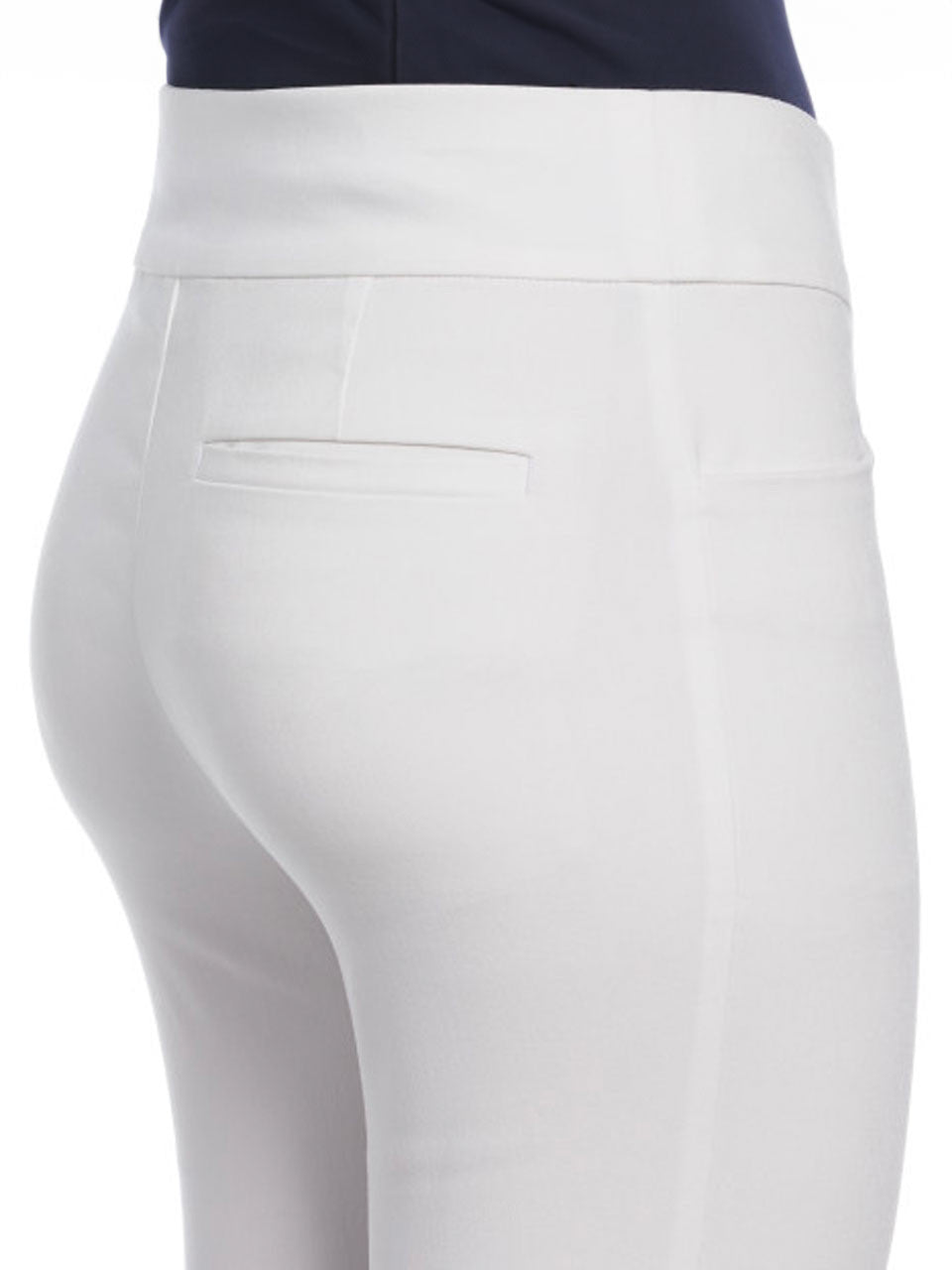 Ben Hogan Women's Pull-On Stretch Pant - Bright White