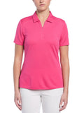 Ben Hogan Women's Solid Ventilation Polo - Fuchsia Purple
