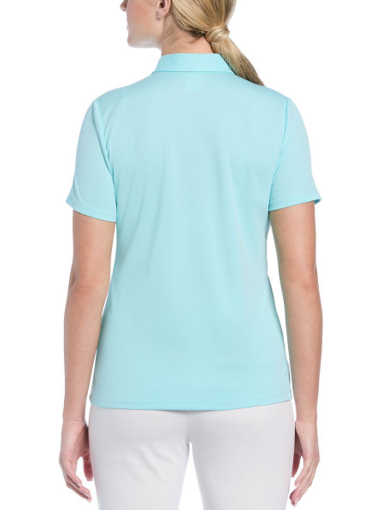 Ben Hogan Women's Solid Ventilation Polo - Waterspout