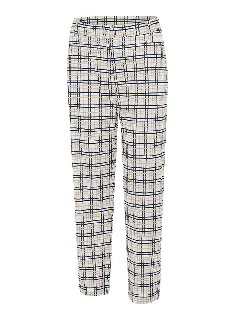 Birdee Sport Womens Piazza Ankle Pant - White/Navy