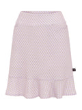 Birdee Sport Women's Solitaire Wave 18" Skort - White/Lilac