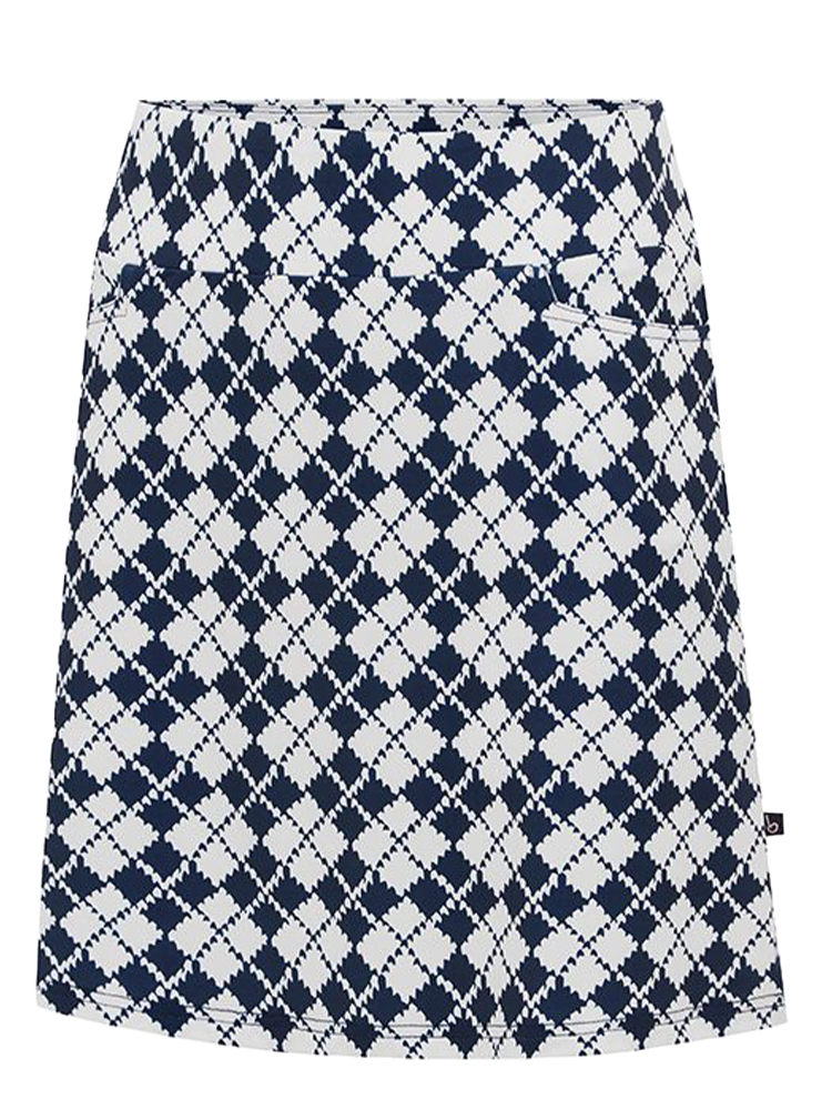 Birdee Sport Womens Vintage 18" Skort - Navy/White