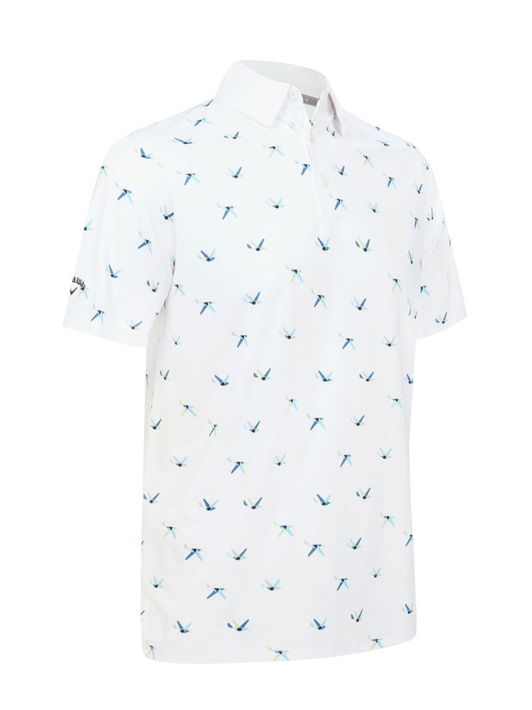 Callaway All Over Birdie Polo - Bright White