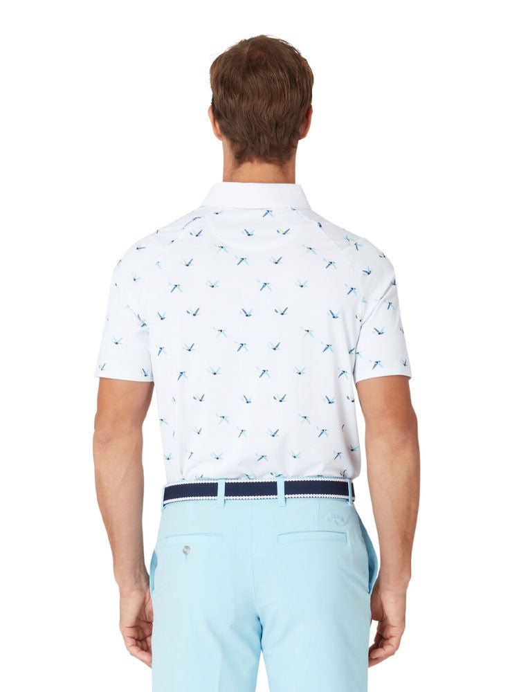 Callaway All Over Birdie Polo - Bright White