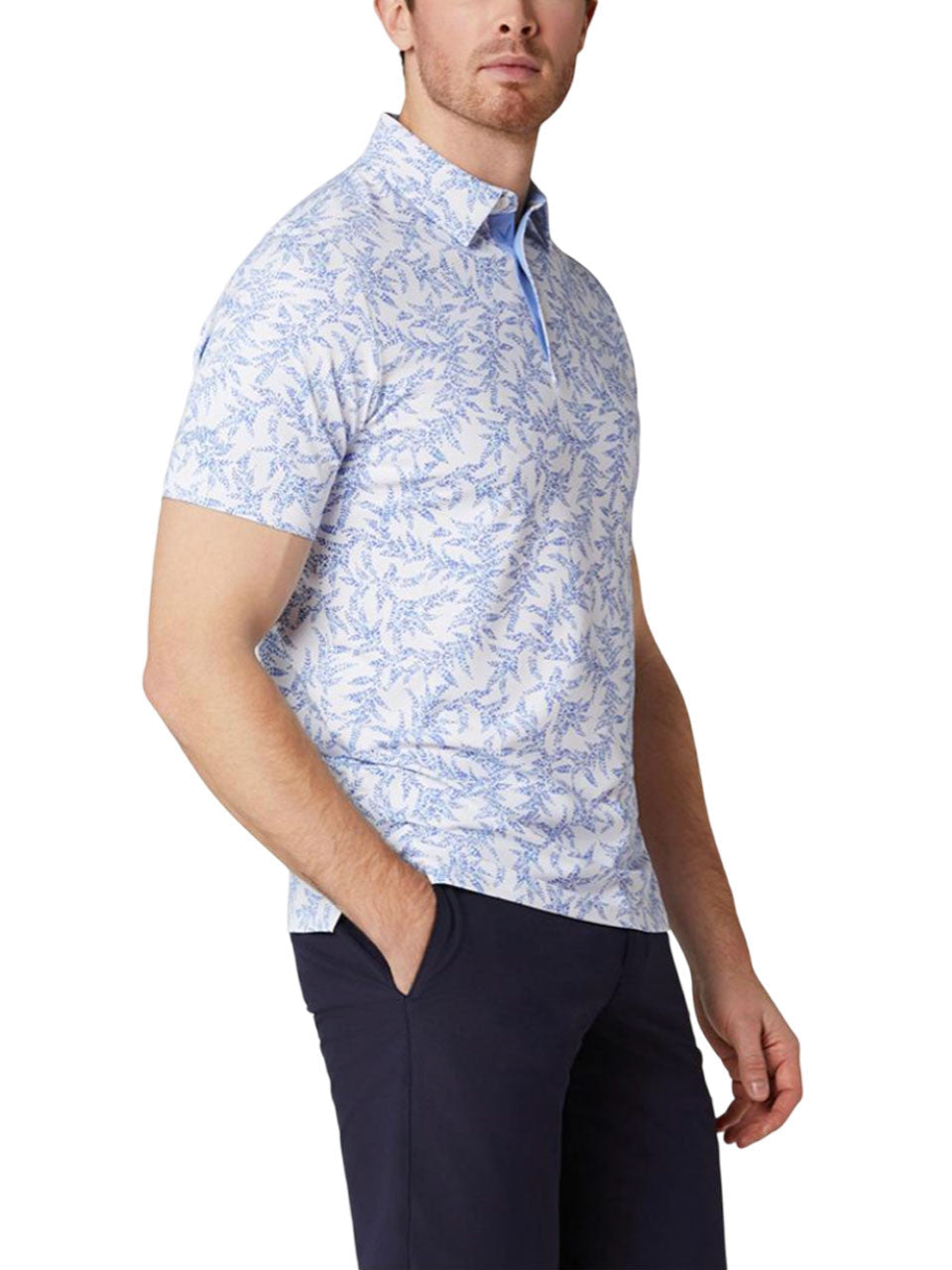 Callaway Chev Botanical Polo - Vista Blue
