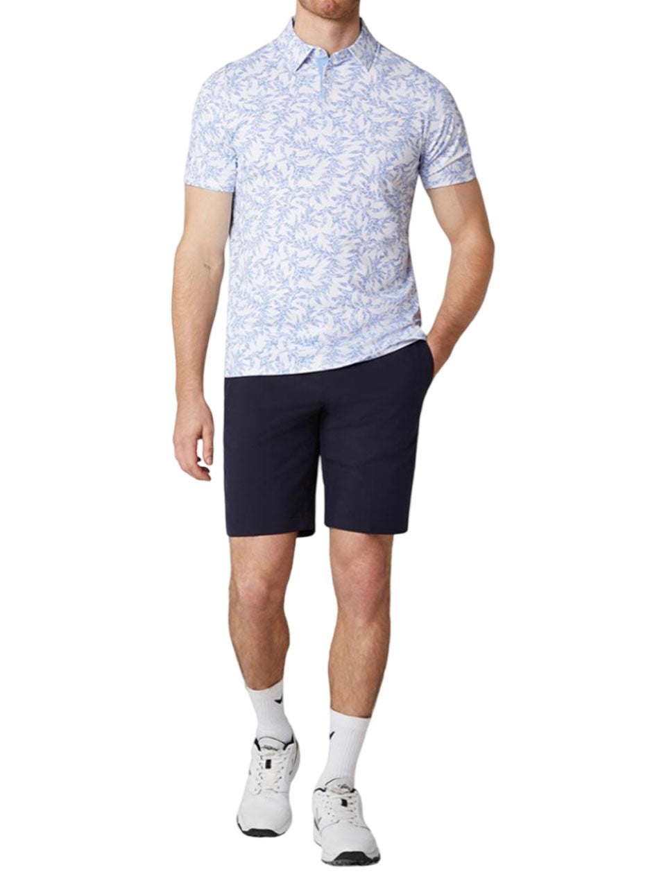 Callaway Chev Botanical Polo - Vista Blue