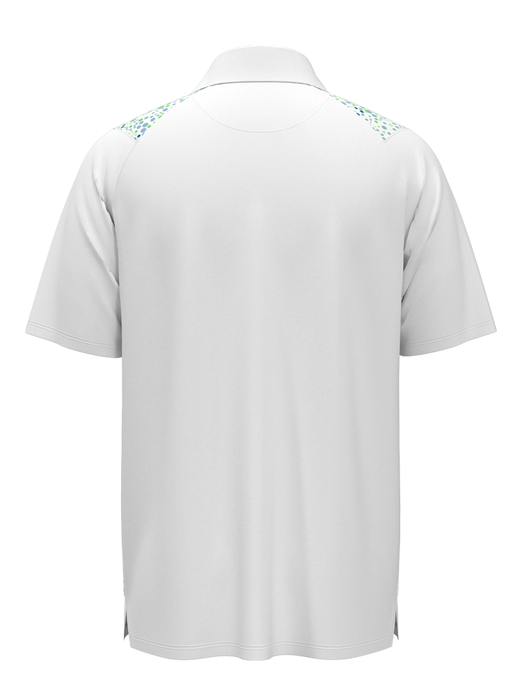 Callaway Driving Range Engineered Print Polo - Bright White