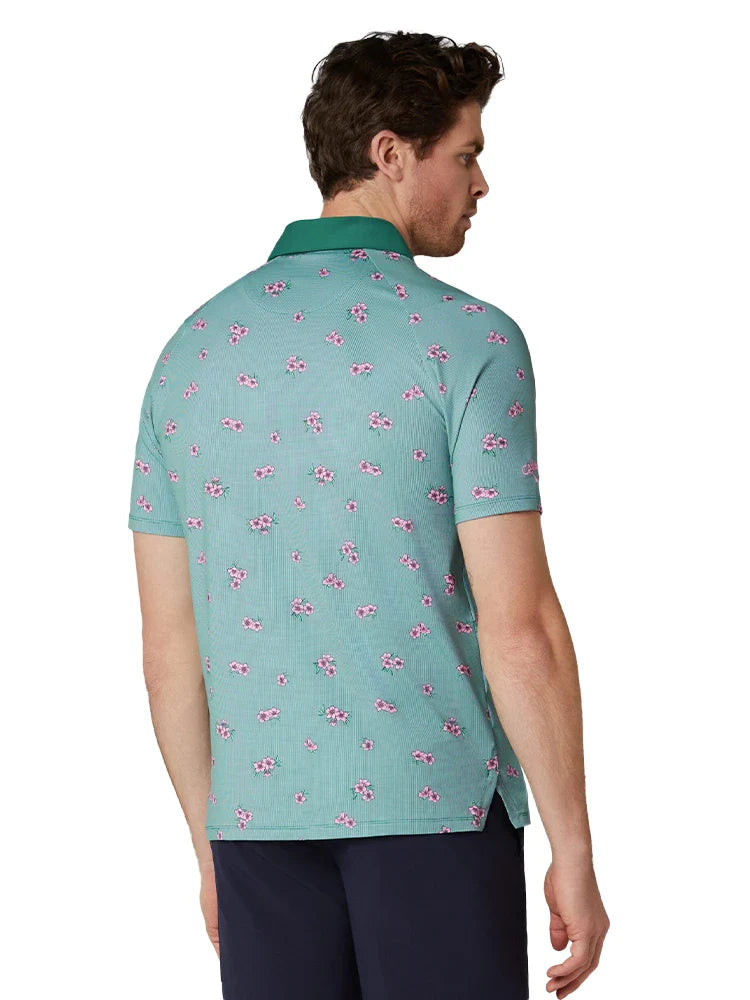Callaway Golf Azalea Gingham Polo - Galapagos Green