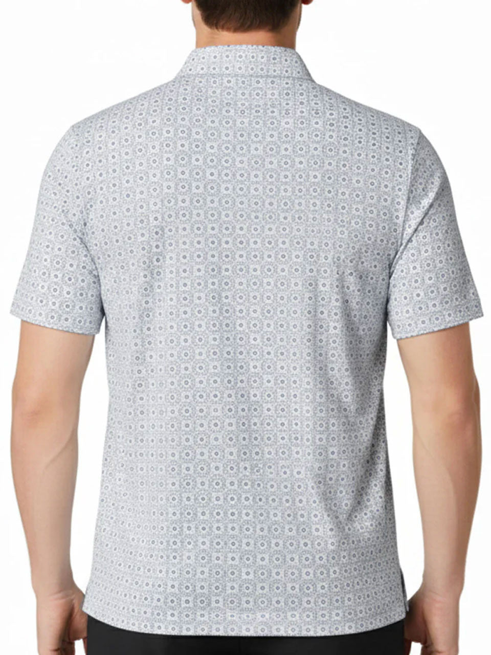 Callaway Golf Foulard Printed Polo - Bright White