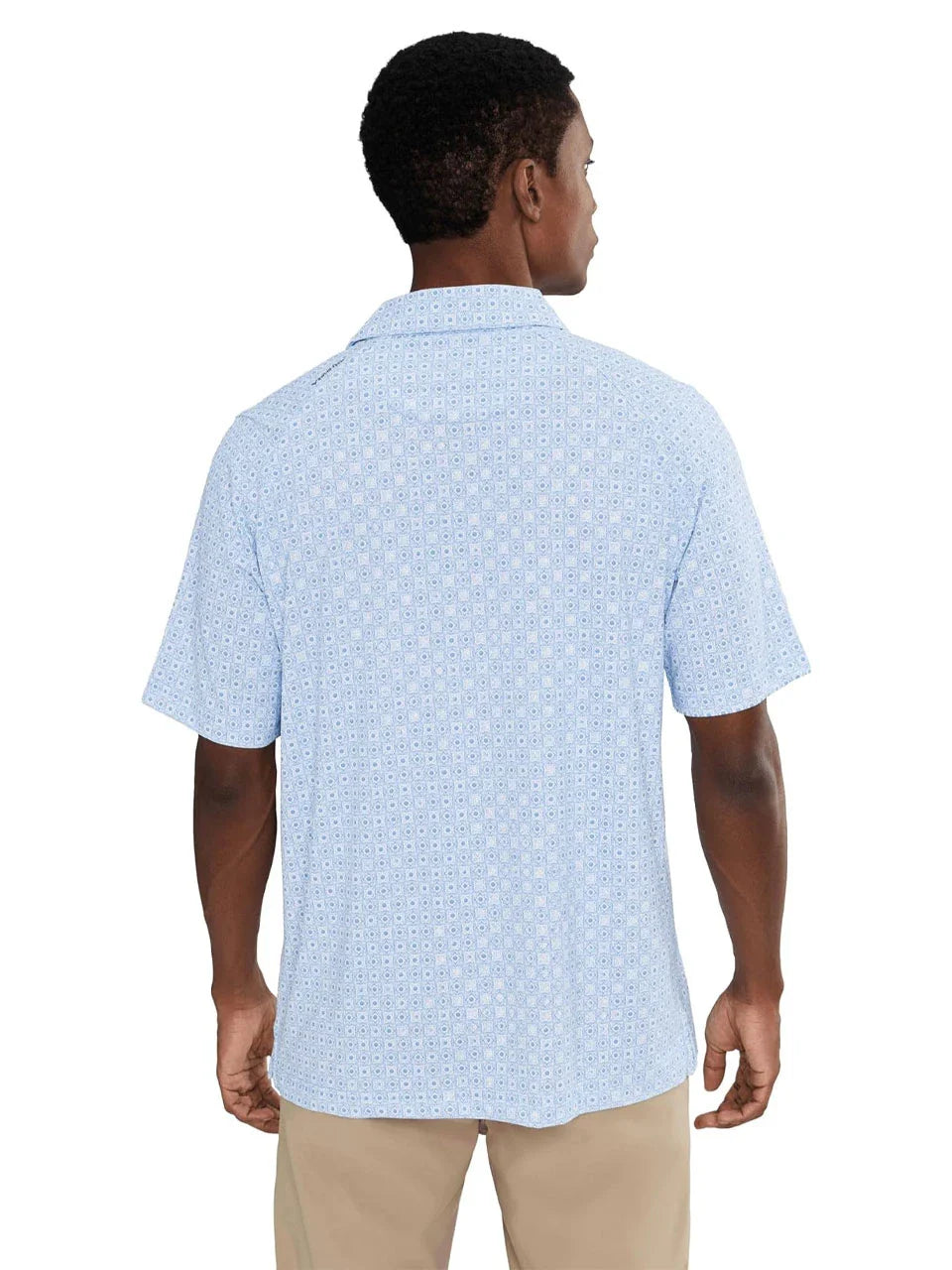 Callaway Golf Foulard Printed Polo - Vista Blue