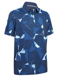 Callaway Kick Flip Print Polo - Peacoat