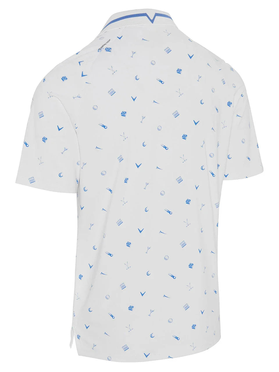 Callaway Memento Print Polo - Bright White