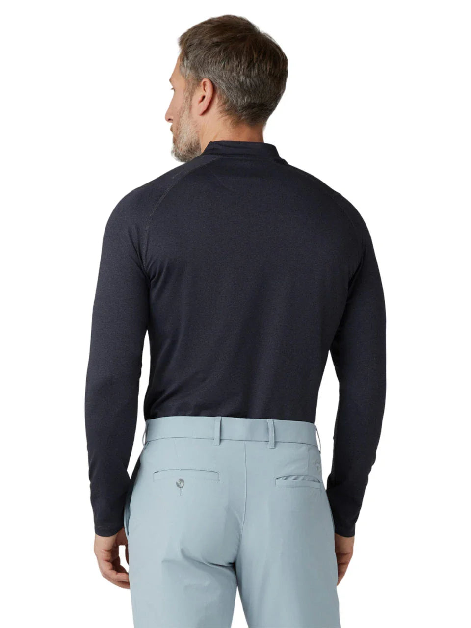 Callaway Men's Crew Neck Base Layer - Ebony Heather
