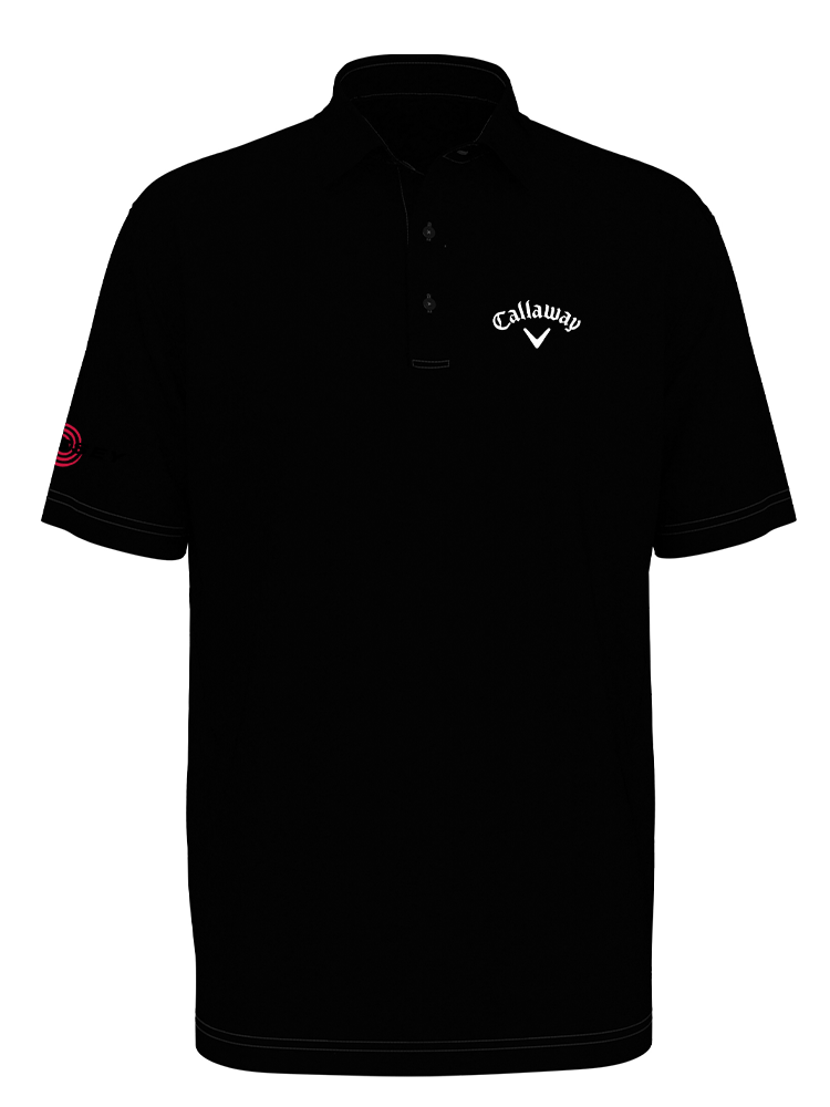 Callaway Micro Texture Solid Polo - Caviar