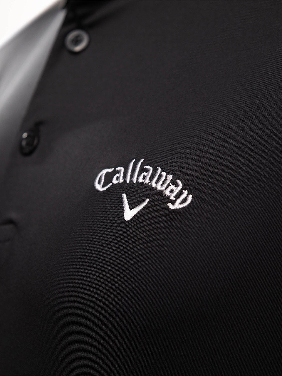 Callaway Micro Texture Solid Polo - Caviar
