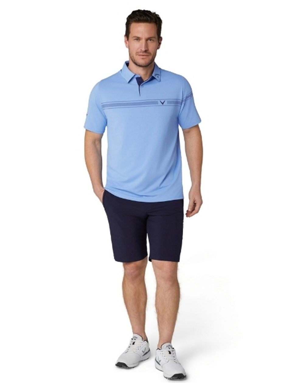 Callaway Odyssey Block Polo - Vista Blue
