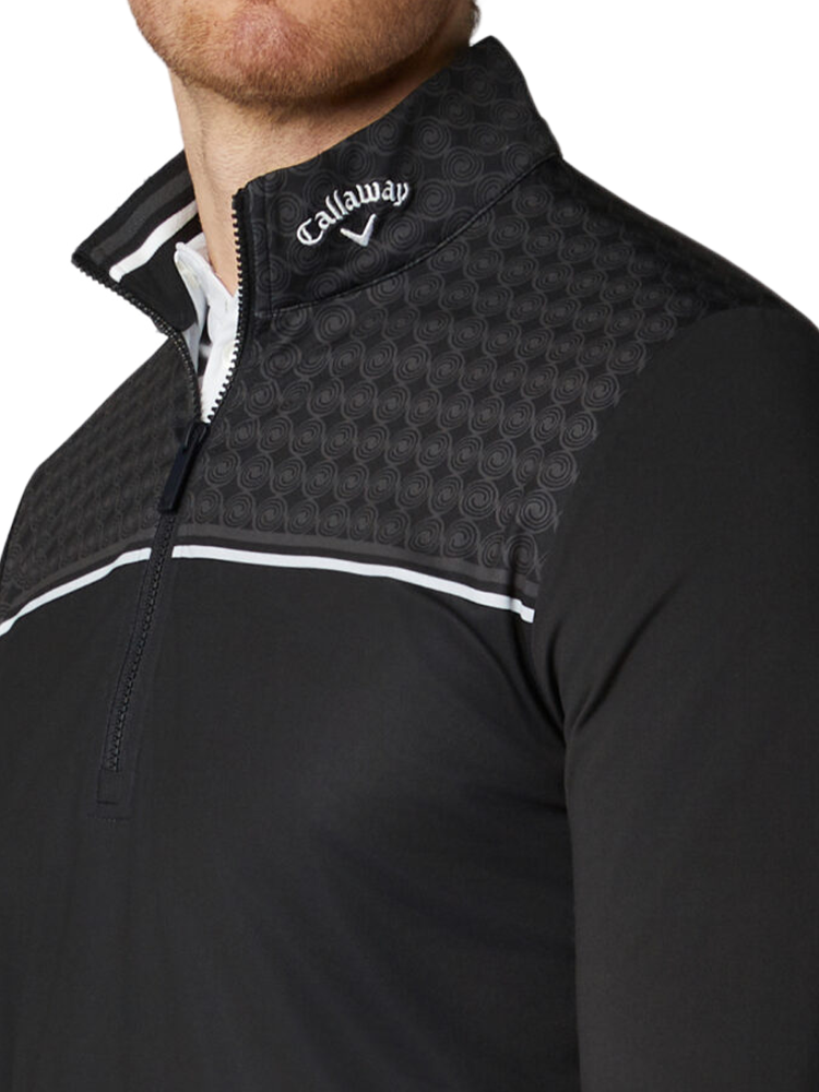 Callaway Odyssey Block Printed Pullover - Caviar