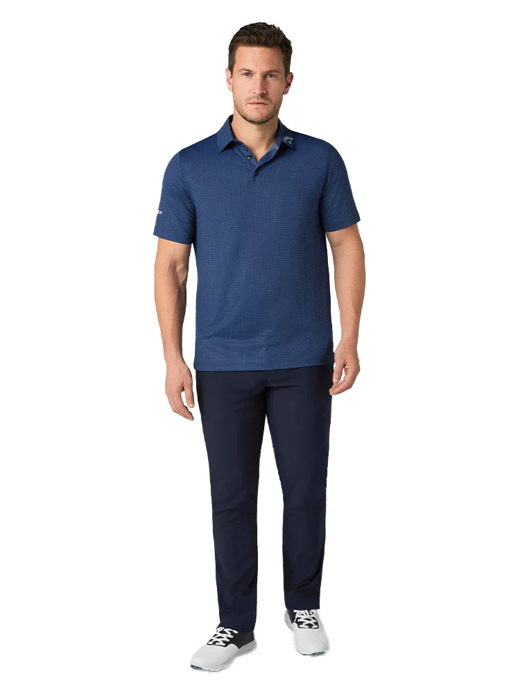 Callaway Odyssey Print Polo - Peacoat