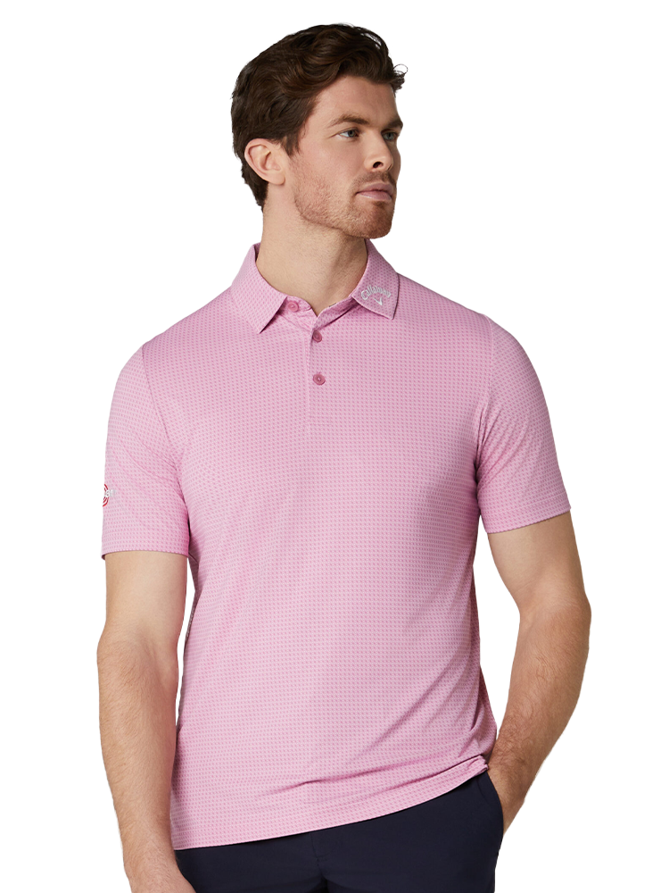 Callaway Odyssey Print Polo - Rose Bouquet
