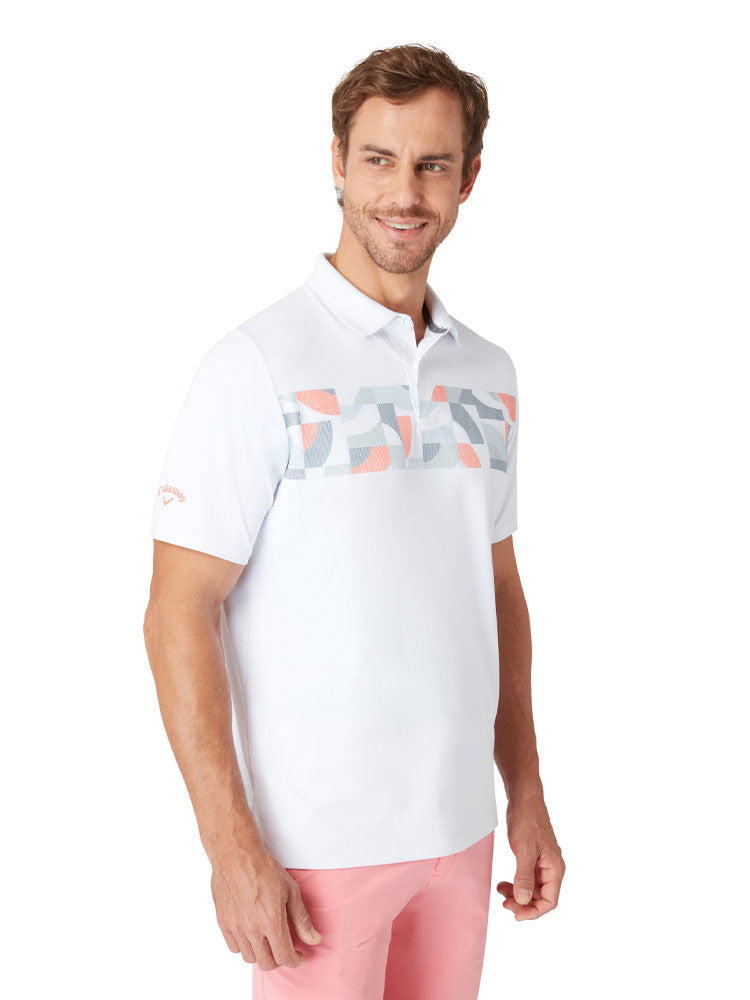 Callaway Optical 'C'  Polo - Bright White