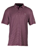 Callaway Pro Spin Gingham Polo (Relaxed Fit) - Grape Wine