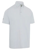 Callaway Ventilated Classic Jacquard Golf Polo - Grey Dawn
