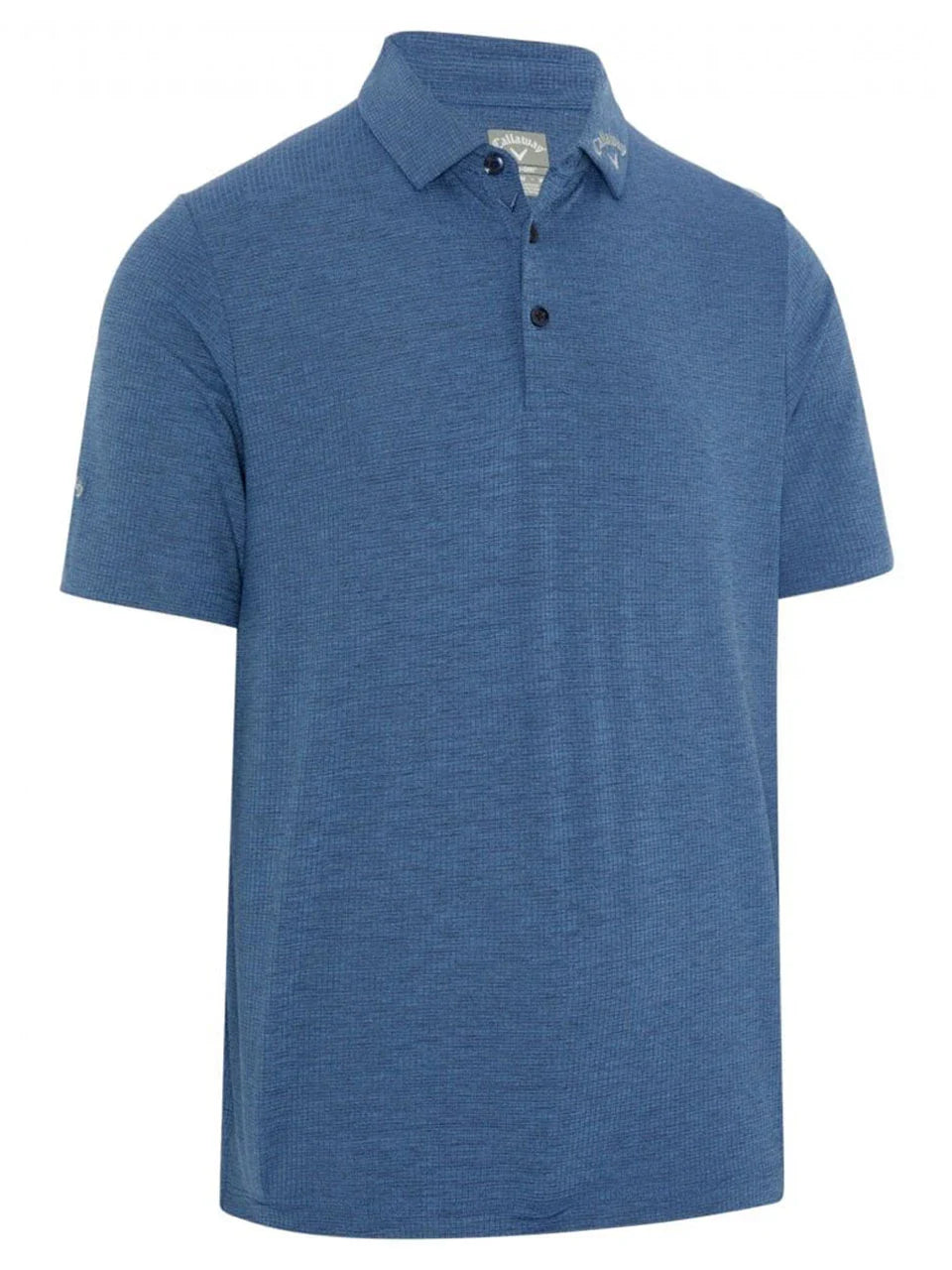 Callaway Ventilated Classic Jacquard Golf Polo - Peacoat