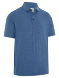 Callaway Ventilated Classic Jacquard Golf Polo - Peacoat