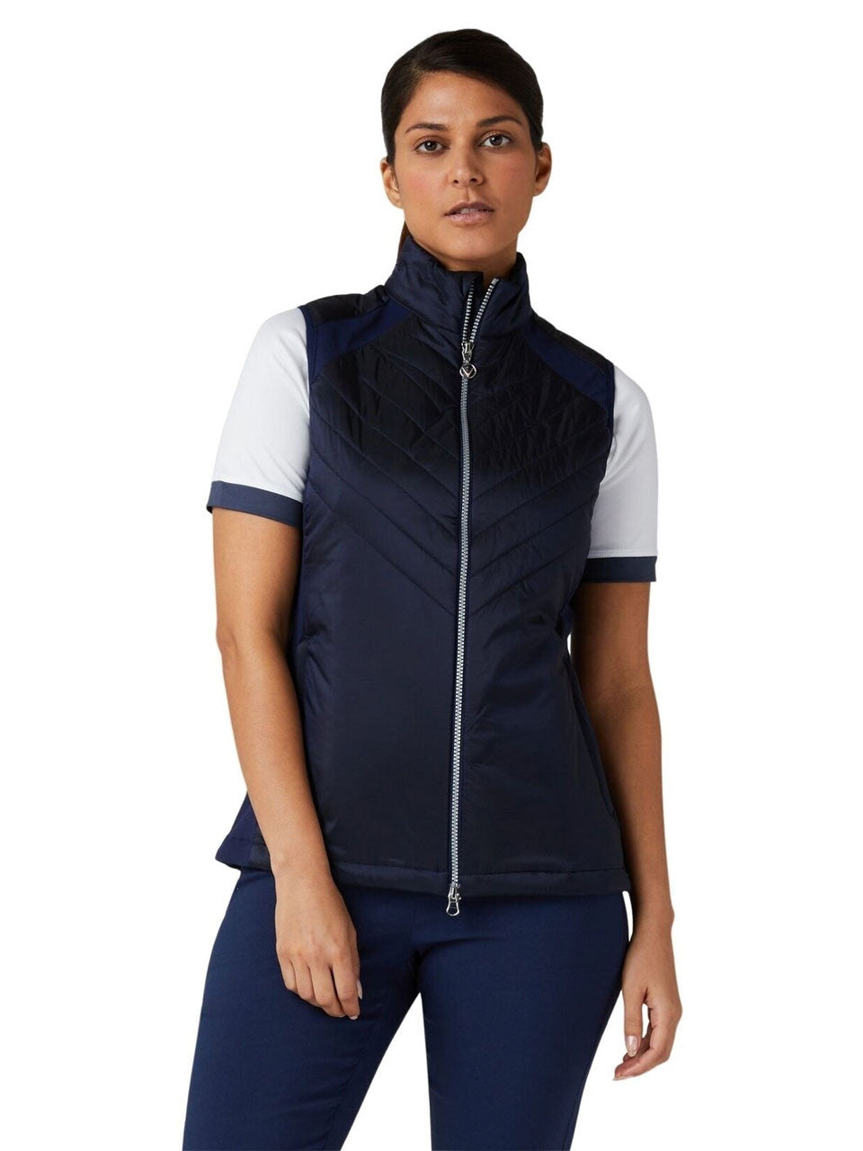 Callaway Women's Chev Primaloft Vest - Peacoat