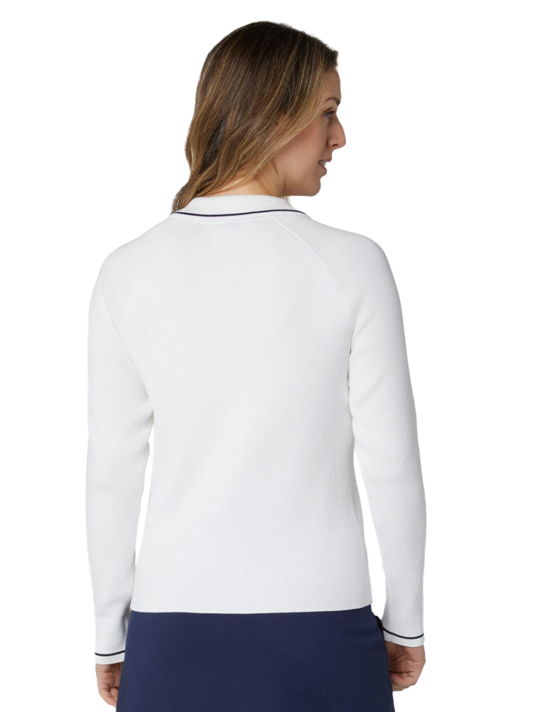 Callaway Women's Collared Sweater - Brilliant White