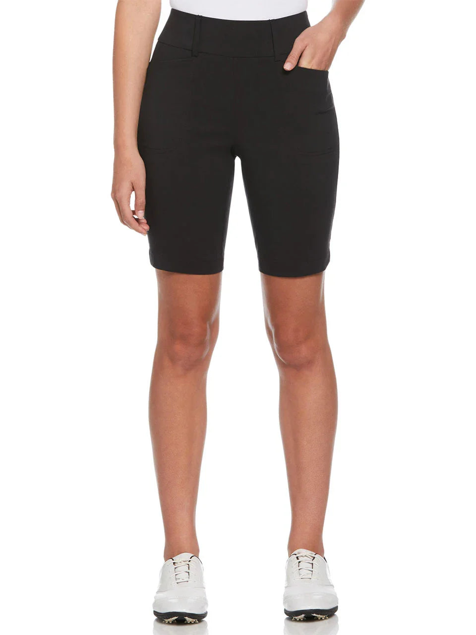 Callaway Women's Pull-On Stretch Golf Short (24cm/9.5") - Caviar